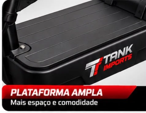Tank XM12 — espaço bem aproveitado.